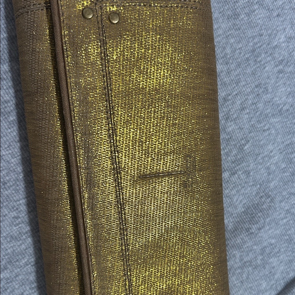 Jerome Dreyfuss Gold Clutch